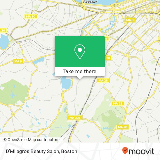 Mapa de D'Milagros Beauty Salon