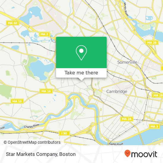 Star Markets Company map