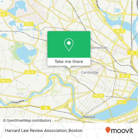 Harvard Law Review Association map
