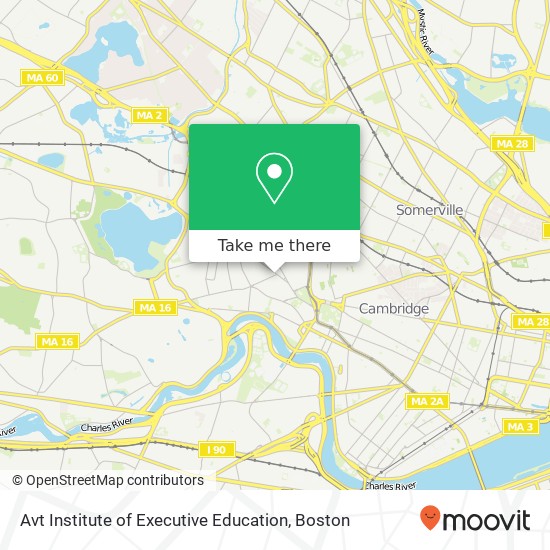 Avt Institute of Executive Education map