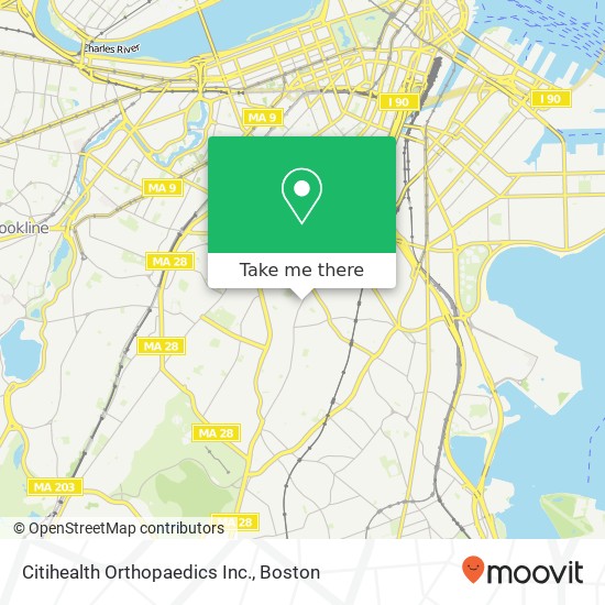 Citihealth Orthopaedics Inc. map