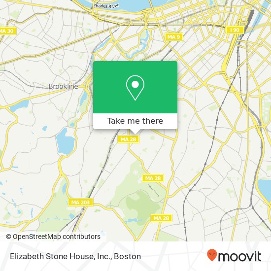 Mapa de Elizabeth Stone House, Inc.