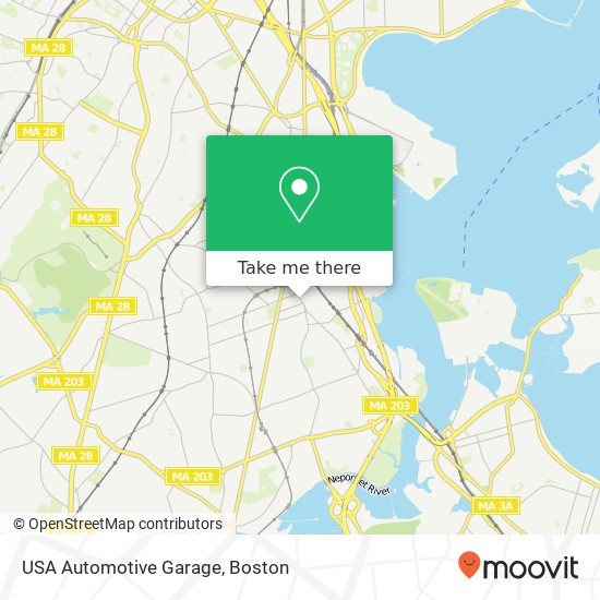 Mapa de USA Automotive Garage