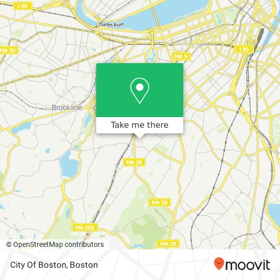 City Of Boston map