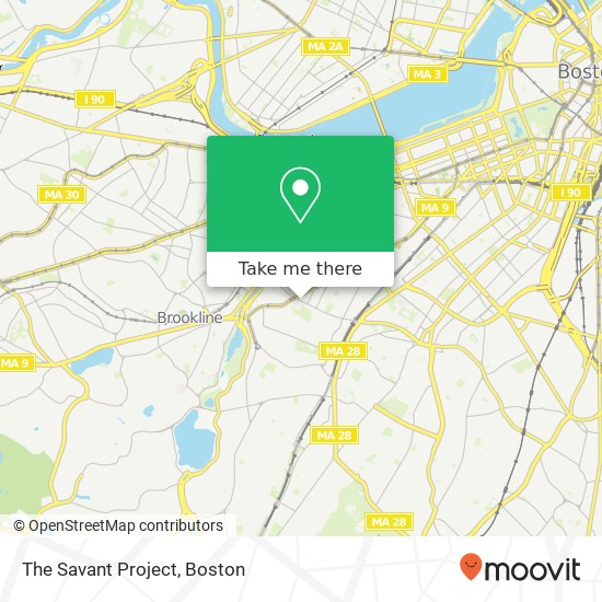 The Savant Project map