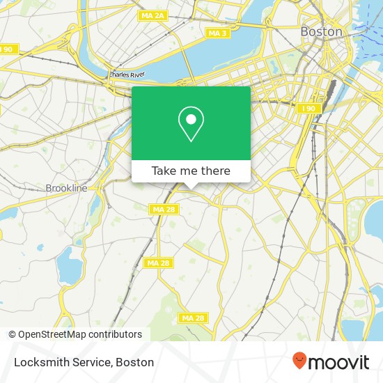 Mapa de Locksmith Service