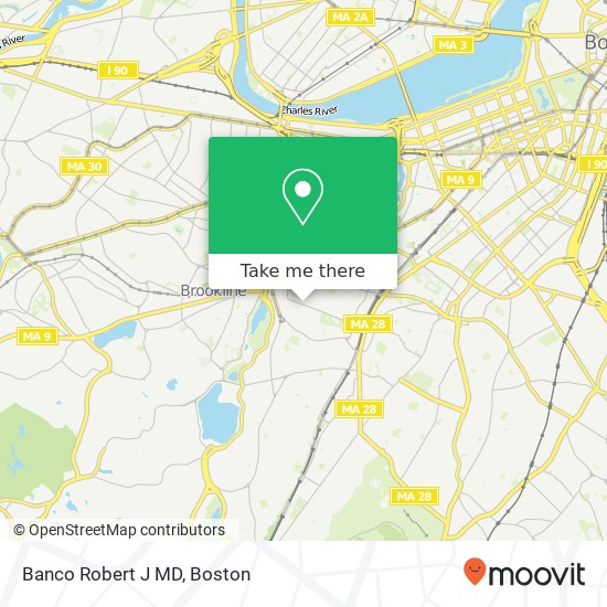 Banco Robert J MD map