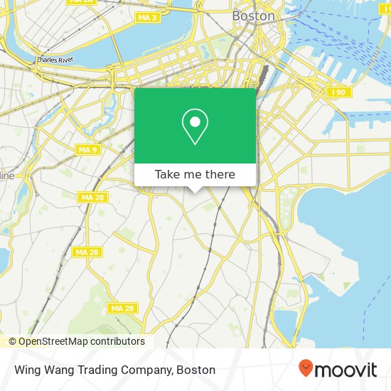 Mapa de Wing Wang Trading Company