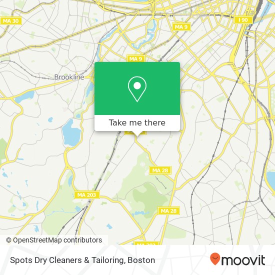 Spots Dry Cleaners & Tailoring map