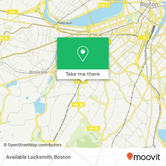 Available Locksmith map