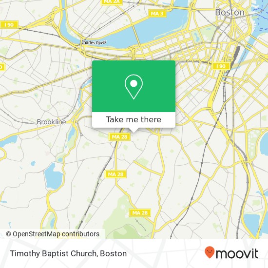 Mapa de Timothy Baptist Church