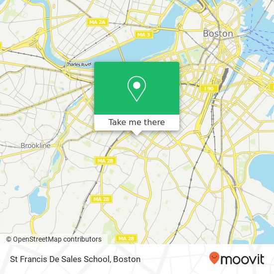 Mapa de St Francis De Sales School