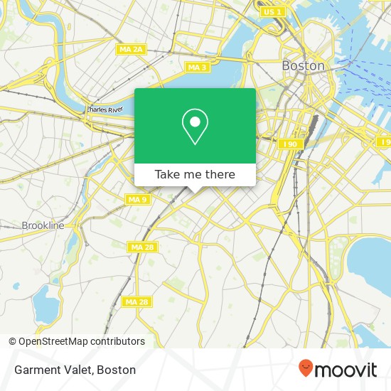 Garment Valet map