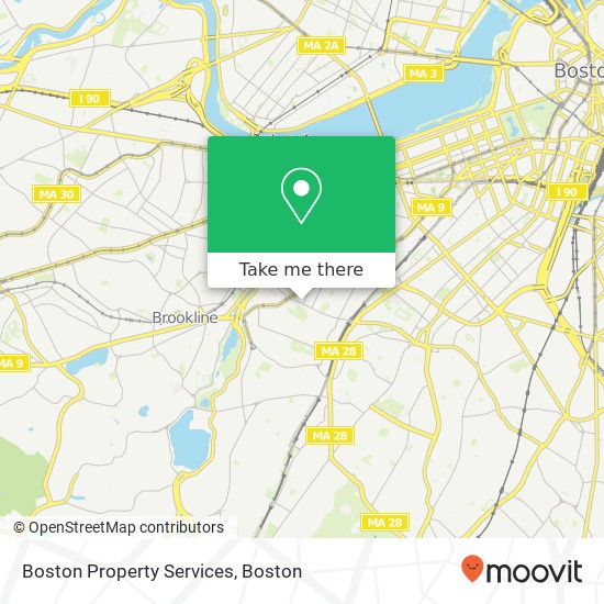 Boston Property Services map