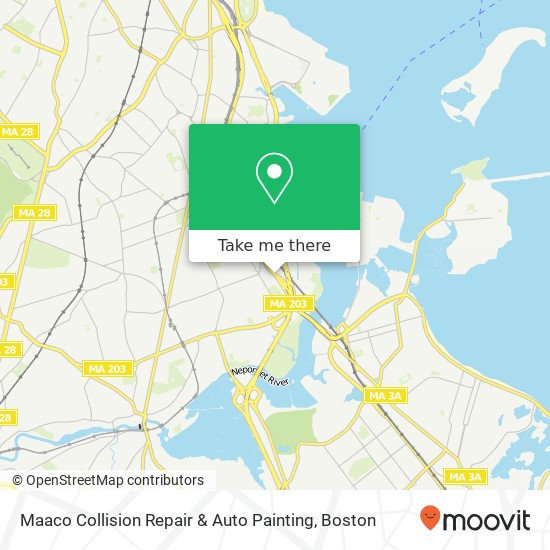 Mapa de Maaco Collision Repair & Auto Painting