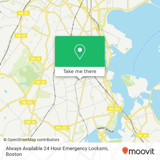 Mapa de Always Available 24 Hour Emergency Locksmi