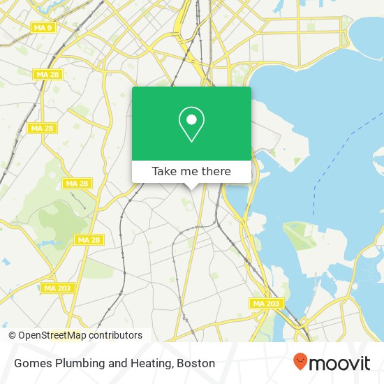 Mapa de Gomes Plumbing and Heating