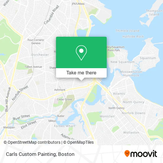 Carls Custom Painting map