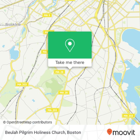 Mapa de Beulah Pilgrim Holiness Church