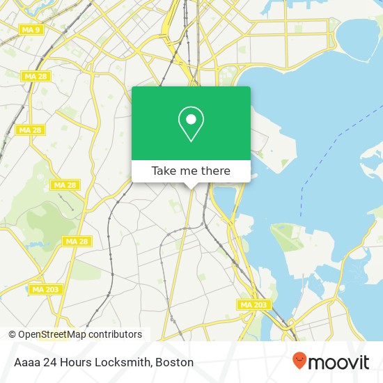 Aaaa 24 Hours Locksmith map