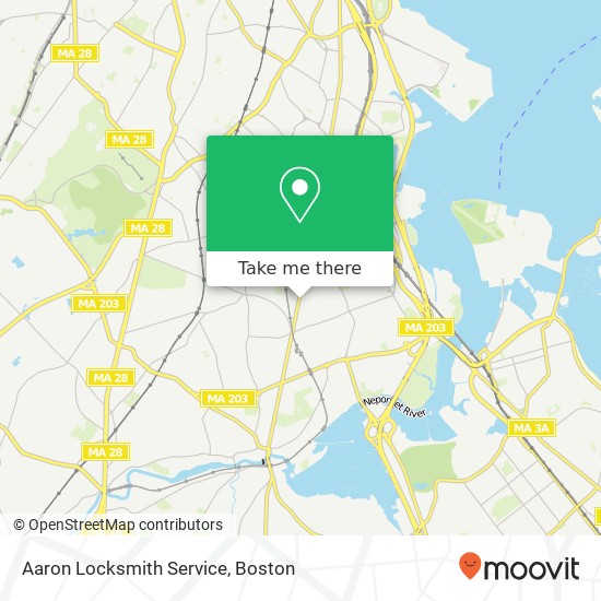 Aaron Locksmith Service map