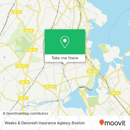 Mapa de Weeks & Devonish Insurance Agency
