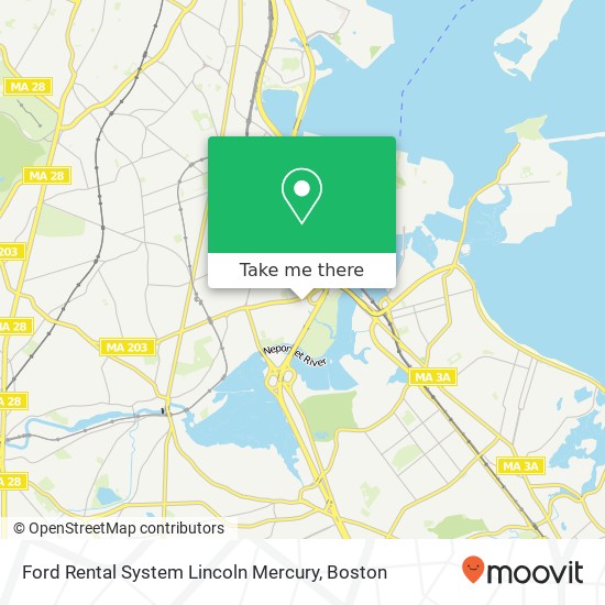 Ford Rental System Lincoln Mercury map