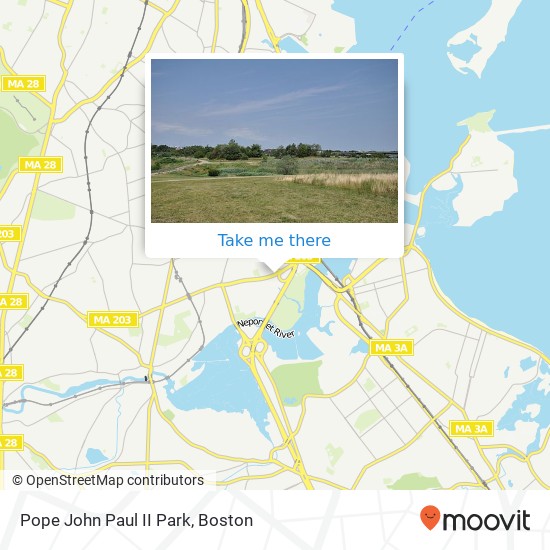 Mapa de Pope John Paul II Park