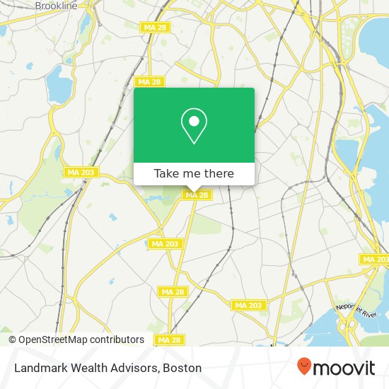 Mapa de Landmark Wealth Advisors