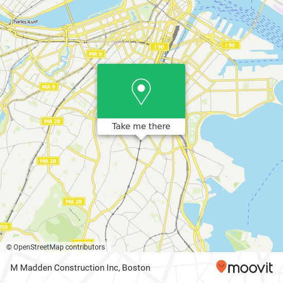 M Madden Construction Inc map