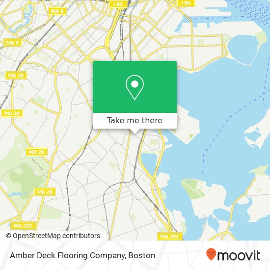 Amber Deck Flooring Company map