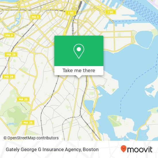 Gately George G Insurance Agency map