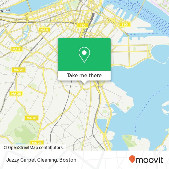 Jazzy Carpet Cleaning map