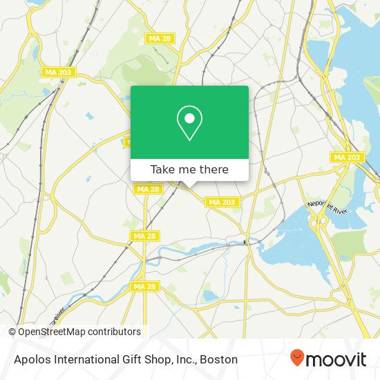 Mapa de Apolos International Gift Shop, Inc.