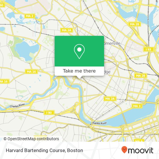 Mapa de Harvard Bartending Course