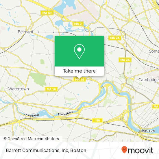 Mapa de Barrett Communications, Inc