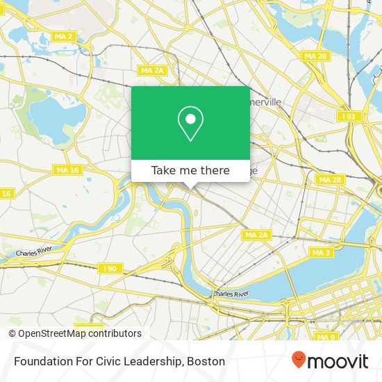 Mapa de Foundation For Civic Leadership