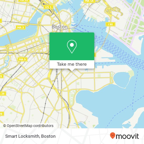 Mapa de Smart Locksmith