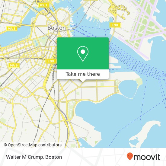 Walter M Crump map