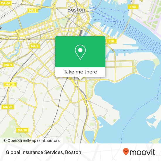 Global Insurance Services map