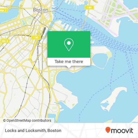 Locks and Locksmith map