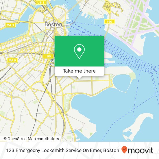 Mapa de 123 Emergecny Locksmith Service On Emer