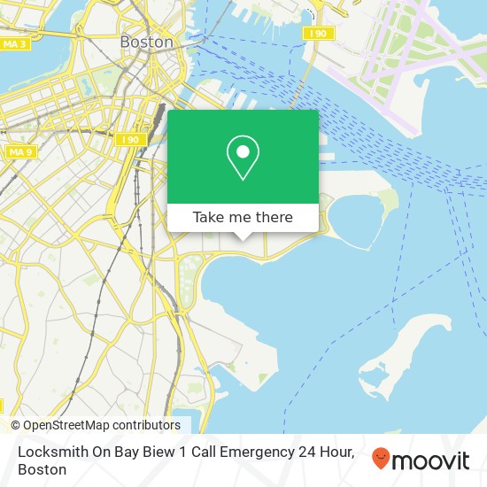 Locksmith On Bay Biew 1 Call Emergency 24 Hour map