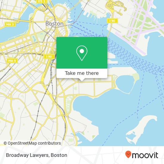 Broadway Lawyers map