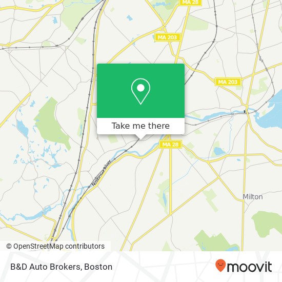 B&D Auto Brokers map