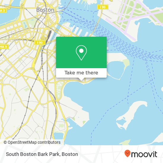 South Boston Bark Park map