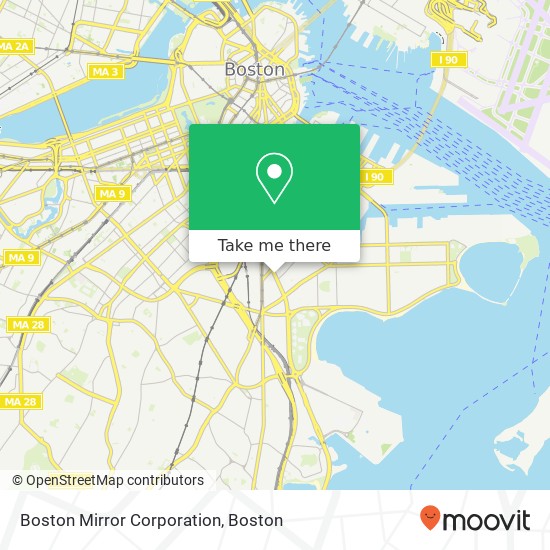 Boston Mirror Corporation map