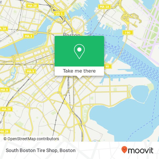 South Boston Tire Shop map