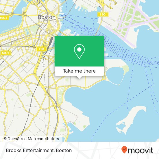 Mapa de Brooks Entertainment