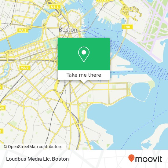 Mapa de Loudbus Media Llc